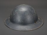 a helmet that is sitting on top of a table