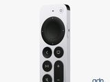 a white remote control that is sitting on a table