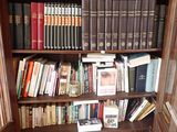 beaucoup de livres sur les étagères de la pièce