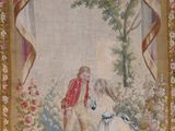 an image of a painting of a man and a woman in a garden