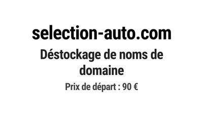Nom de domaine selection-auto.com.