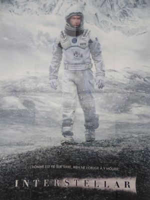 une image d'une affiche du film « Interstellar »