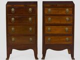 paire de commodes en acajou de l'époque de George II