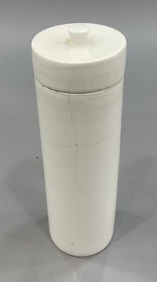 Travail moderne, Vase couvert de forme cylindrique en cérami…