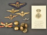 a picture of a collection of military pins and brooches