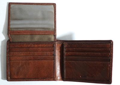 HUSH PUPPIES Portefeuille en cuir marron