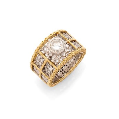 Bague en diamant et or 18 carats