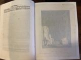 an open book with a picture of a man on it