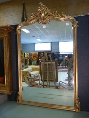 a large mirror in the middle of a room
