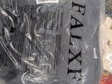 a plastic bag with a label on it sitting on a table
