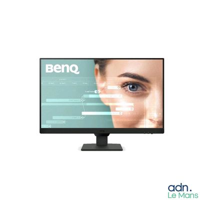 L'écran d'ordinateur affiche la photo du visage d'une femme.