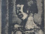 une photo en noir et blanc d'une femme dont on voit un sein