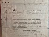 a piece of paper with writing on it sitting on a table