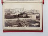two old photos of a city and a river