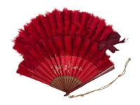 Plumes rouges, Europe, vers 1890