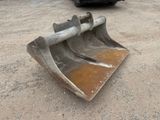 a bulldozer that is sitting in the dirt