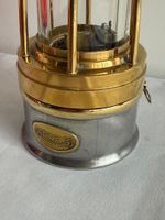 Lampe de mineur en fer et laiton avec une plaque Arras (photo 2)