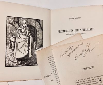 un livre avec la photo d'une femme tenant une canne