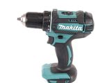 a close up of a cordless drill on a white background