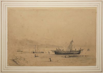 ZIEM Félix dans le goût de Barques de pêcheurs sur la grève,…