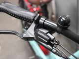 a close up view of a handlebar on a bicycle