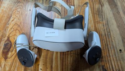 an image of a pair of virtual glasses on a wooden floor