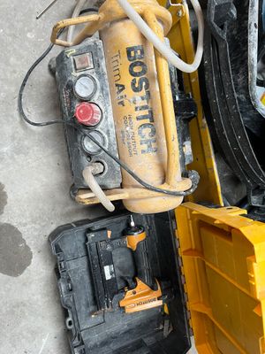 a lot of tools that are sitting on the ground