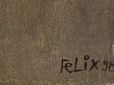 a painting on the wall of a building that says relaxx88
