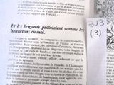 une page d'un livre sur laquelle figure le dessin d'un homme à cheval