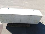 a white box sitting on top of a pallet