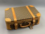 louis vuitton monogram canvas and leather suitcase, france, late 20th century