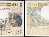 trois billets de banque différents portant l'image d'un homme et d'une femme