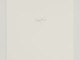 an image of a drawing of a white square with the word sadness written on it