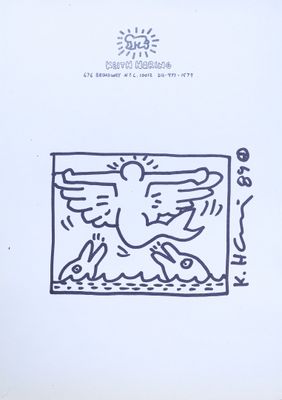 une image représentant un dessin d'un oiseau volant au-dessus d'un plan d'eau