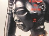 the cover of the book obets africanss, with a statue of a woman in a headdress