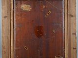 painting of a wooden frame with a brown stain on it