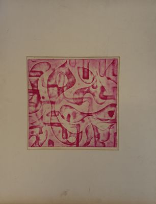 a picture of a picture of a painting on the wall