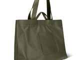 an image of a green shopping bag on a white background
