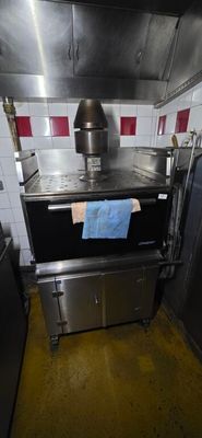 an image of a kitchen with stainless steel appliances