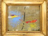 an image of a picture of a picture of a fish in a gold frame