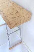 Roger BOUSCAYROL (1929) Console à tiroir en érable sculpté e… (photo 2)