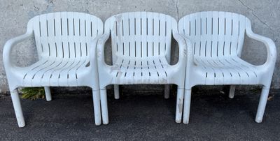 Pierre Paulin pour l'éditeur Alibert. Ensemble de 3 fauteuil…