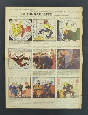 an old french comic book with pictures of people and animals