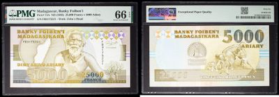 three different bank notes with a picture of a man and a woman on them
