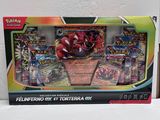 une boîte de cartes Pokémon qui se trouvent dans la boîte