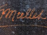 an image of a close up of a painting with the word mollie written on it