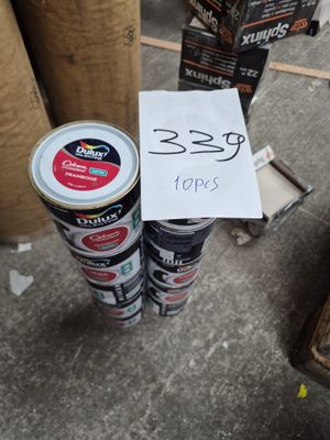 Lot de 10 pots de Peinture Dulux Valentine – Crème de Couleu…