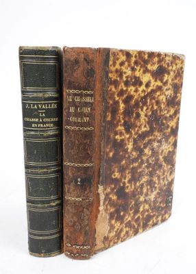 Lot de deux ouvrages. - Joseph LA VALLÉE. La chasse à courre…