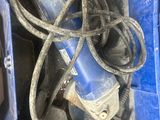 a blue box with a blue hose in it
