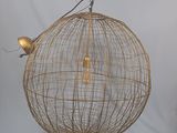 a light that is hanging from the ceiling in the room